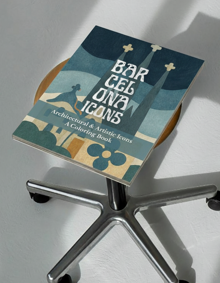 Barcelona Icons — A Coloring Book