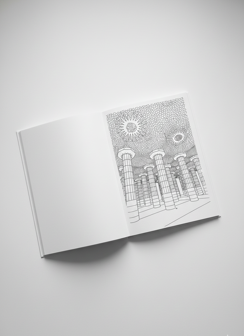 Barcelona Icons — A Coloring Book